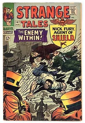 Buy Strange Tales 147 Vs. Kaluu! Fury Vs. AIM! 1966 Marvel Comics B736 • 8.72£