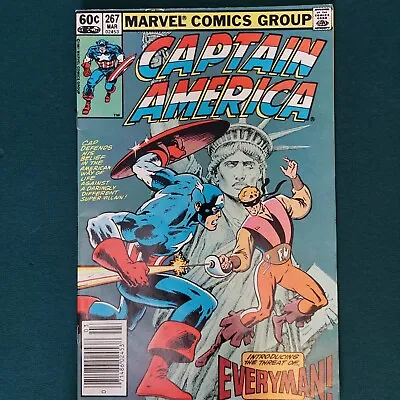 Buy Captain America #267 Newsstand Every-Man 1968 Series Marvel • 8.68£