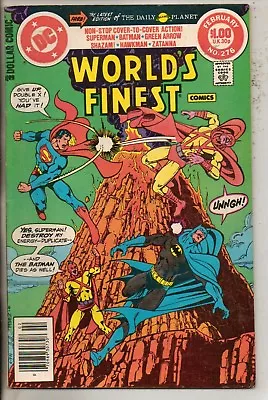 Buy Dc Comics Worlds Finest #276 February 1982 1st Print Vf • 9£