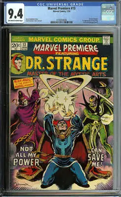 Buy Marvel Premiere #13 Cgc 9.4 Ow/wh Pages // Marvel Comics 1974 • 111.93£