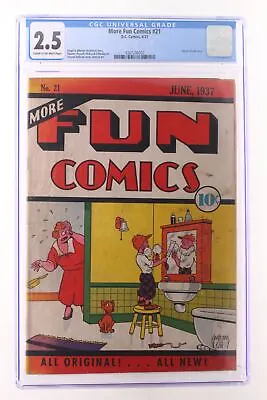 Buy More Fun Comics #21 - D.C. Comics 1937 CGC 2.5 Doctor Occult Story. • 1,579.80£