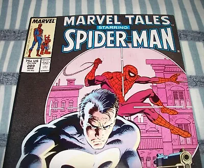 Buy MARVEL TALES #209 Reprint Of Amazing Spider-Man #129 The Punisher From Mar. 1988 • 13.41£