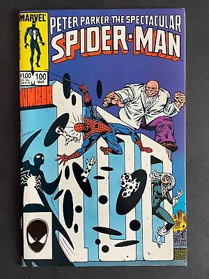 Buy Peter Parker The Spectacular Spider-Man #100 Kingpin Marvel 1985 Comics NM • 15.57£