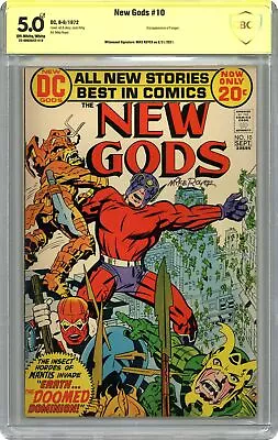 Buy New Gods #10 CBCS 5.0 SS Royer 1972 22-0692A42-410 • 71.13£