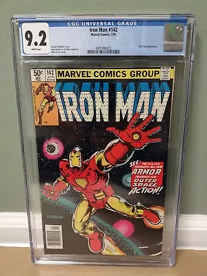 Buy THE INVISIBLE IRON MAN #142 CGC 9.2  Marvel Comics   1980  Outer Space Action  • 46.63£
