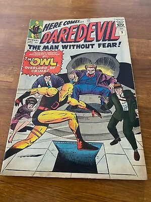 Buy Daredevil 3 Silver Age Marvel Comic. • 150£