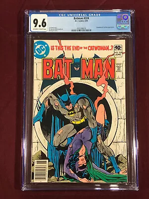 Buy Batman 324 Cgc 9.6 1980 Catwoman Apare Wein • 101.31£