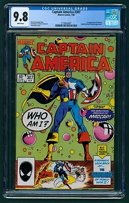 Buy Captain America #307 (1985) CGC 9.8 White! 1st Appearance Of MADCAP! Deadpool 3! • 212.10£