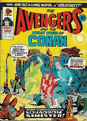 Buy The Avengers 134, Marvel UK (1976) • 1.99£