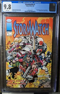 Buy Stormwatch #1 - Cgc 9.8 - 1st Appearance Of Stormwatch - Jim Lee Cover • 64.05£