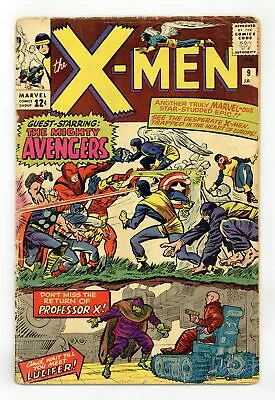 Buy Uncanny X-Men #9 FR 1.0 1965 1st Avengers/X-Men Crossover • 119.15£