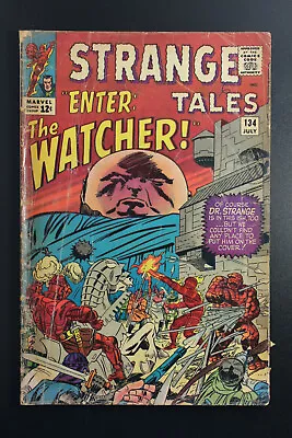 Buy Strange Tales #134 Marvel, 1965 1st Mention Eternity, 4th Kang, The Watcher GOOD • 23£