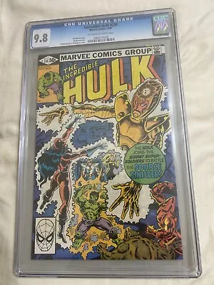 Buy Incredible Hulk #259 CGC 9.8 1981 Marvel Comics • 78.34£