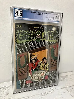 Buy 1945 Green Lantern #18 DC COMICS Rare Christmas Cover! PGX 4.5  GOLDEN AGE COMIC • 634.68£