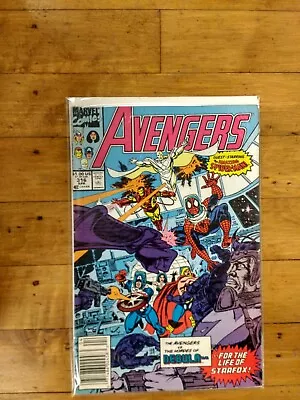 Buy Marvel Avengers #316 For The Life Of Starfox! 1990 • 3.88£