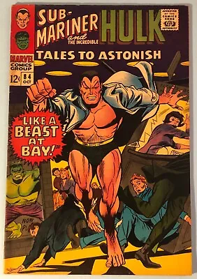 Buy Tales To Astonish 84 VF 1966 Marvel Sub-Mariner Hulk Stan Lee Gene Colan • 23.71£