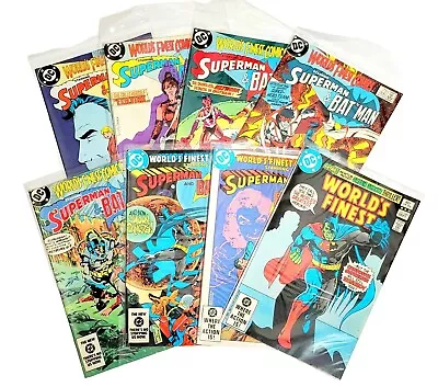 Buy DC Worlds Finest Comics Superman Batman 198Os Run #283 287 295 303 306 312 VF+ • 16.02£