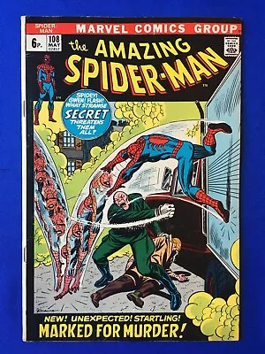 Buy Amazing Spider-Man #108 VFN- (7.5) MARVEL ( Vol 1 1972) 1st App Sister Sun • 41£