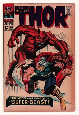Buy Mighty Thor #135, JACK KIRBY, HIGH EVOLUTIONARY ORIGIN, Marvel 1966 VG • 11.06£