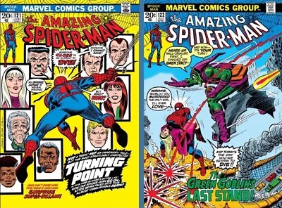 Buy Amazing Spider-man (#121 & 122) Exclusive Foil Facsimile Variant Edition Set • 35.98£