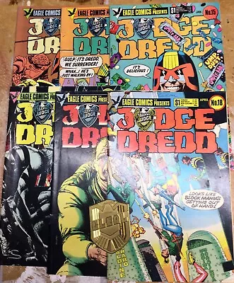 Buy Judge Dredd # 13 To 18 Eagle Comics 2000AD 1986 • 20£