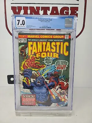 Buy Fantastic Four #145 (1974) Bronze Age Gil Kane CGC 7.0 WW579 • 57.71£