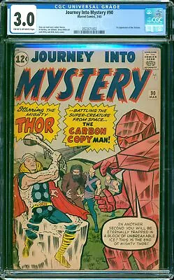 Buy Journey Into Mystery #90 (Marvel, 1963) CGC 3.0 • 160.86£