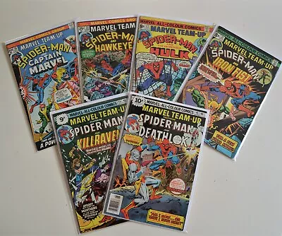 Buy Marvel Team-Up #16, #22, #27, #31, #45, #46 (GD To VF-)  Marvel Comics 1978 • 24£