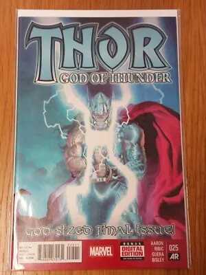 Buy Thor God Of Thunder 25 Marvel 1st App Jane Foster As Thor 2014 Nm+ 9.6 Or Better • 89.99£