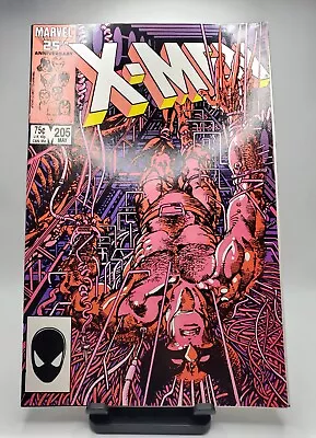 Buy Uncanny X-Men #205 Marvel 1986 Wolverine Vs Lady Deathstrike! Windsor-Smith Art! • 8.03£