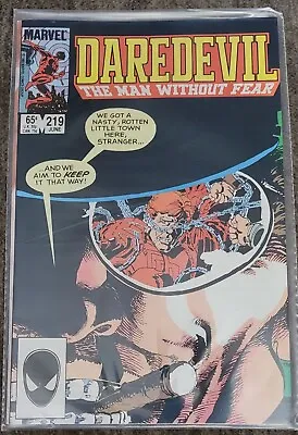 Buy Marvel Comics Daredevil #219 - 1985 - Frank Miller Cover - VG • 4£
