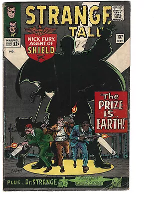 Buy Strange Tales #137 (10/65) VG- (3.5) Nick Fury! Dr. Strange! Great Silver Age! • 12.09£