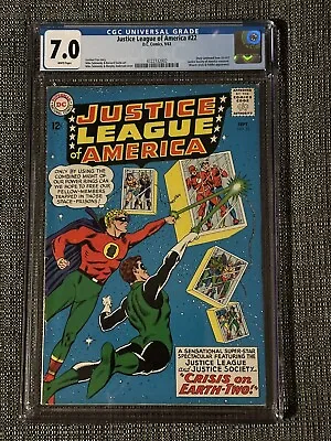 Buy JUSTICE LEAGUE OF AMERICA #22 2nd JSA App  CGC 7.0 Wizard Icicle Fiddler • 217.74£