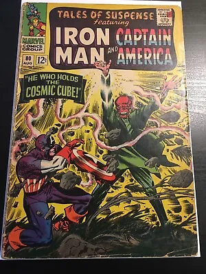 Buy Tales Of Suspense #80 Iconic Cover Captain America Red Skull Cosmic Cube Silver • 19.86£
