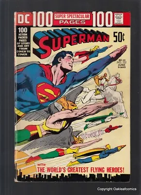 Buy Superman 252 DC Comic 1972 F-VF 100 Pages Neal Adams Cover • 35.98£