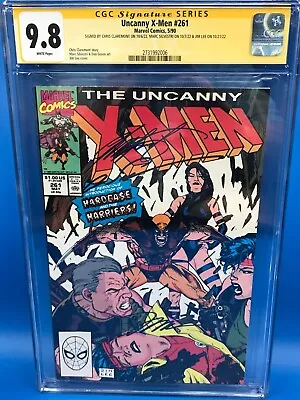 Buy Uncanny X-Men #261 - Marvel - CGC SS 9.8 - Sig By Claremont, Jim Lee, Silvestri • 356.16£