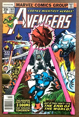 Buy Avengers #169 (vf-) 1978 Marvel Comics - Captain America Black Panther • 4.97£