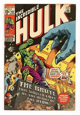 Buy Incredible Hulk #140 VG/FN 5.0 1971 • 32.17£
