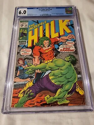 Buy Incredible Hulk #141 Cgc 6.0 Origin 1st Doc Samson Doctor Leonard Samson • 116.96£