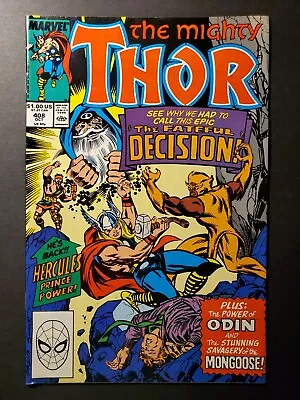 Buy The Mighty Thor 408, Marvel Comics, 1989, Eric Masterson Merges With Thor 🔑  • 6.40£