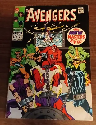 Buy AVENGERS #54 (Marvel 1968) First Appearance ULTRON (cameo) 7.5 (VFN-) Cents Copy • 95£