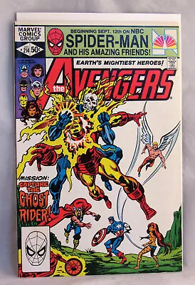 Buy Avengers 214 NM- Ghost Rider Angel App Jim Shooter Marvel Comic Book 1981 Bronze • 25.70£