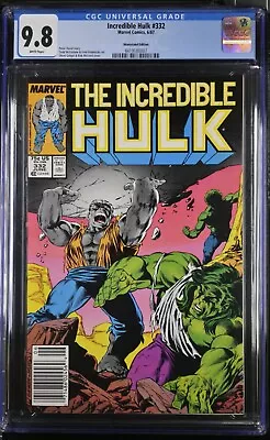 Buy Incredible Hulk #332 CGC 9.8 Todd McFarlane Newsstand Copy • 199.87£