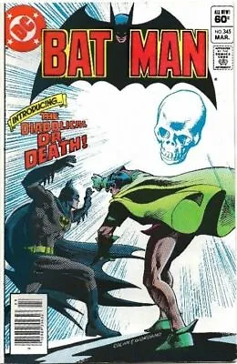 Buy Batman #345 (1982) Vintage Key Comic W Dr. Death, Selina Kyle Appearance • 19.77£