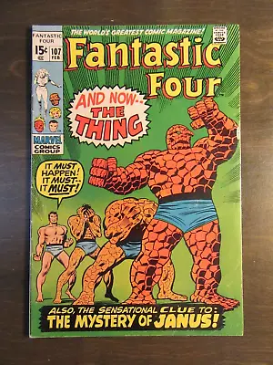 Buy Fantastic Four  #107 Comic – Janus - 1971 • 13.44£
