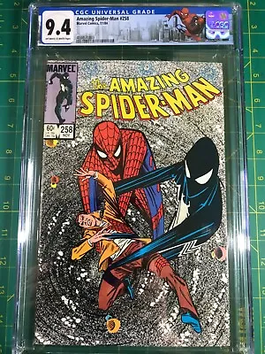 Buy Amazing Spider-Man #258 CGC Graded 9.4 Marvel 1984 White Pages Custom Label  • 104.36£