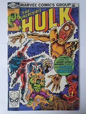 Buy Incredible Hulk #259 1981 2nd App Soviet Super Soldiers/ Bill Mantlo Script  • 4£