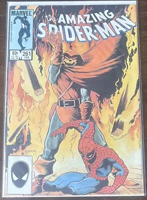 Buy Amazing Spider-Man #261 VF/NM 9.0 CHARLES VESS ICONIC HOBGOBLIN COVER 1985 • 8.69£