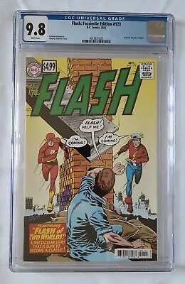 Buy Flash #123: CGC 9.8, Facsimile Variant, Marvel Comics, WHITE Pages • 49.95£
