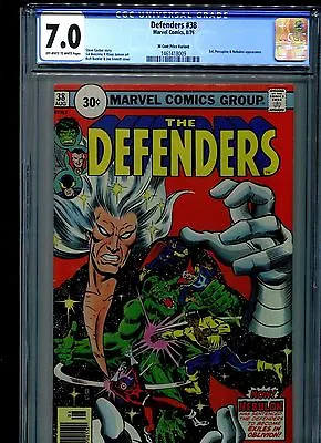 Buy Defenders #38 CGC 7.0 (1976) 30 Cent Price Variant Dr. Doctor Strange Power Man • 78.84£